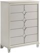 Coaster® Olivia Pearl White Bedroom Chest of Drawers-0
