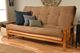 Kodiak Furniture Suede Peat 8" Coil Hinged Innerspring Queen Futon Mattress -2