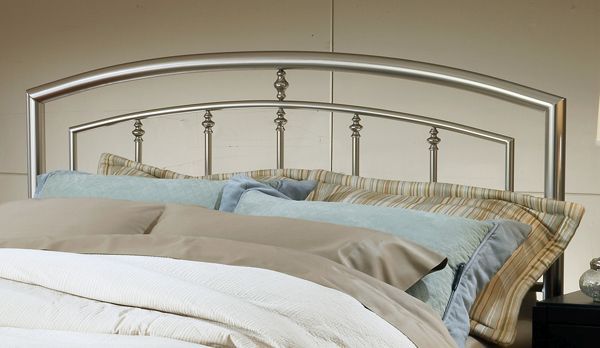 HH2 Home Claudia Nickel King Metal Headboard-0