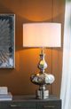 A & B Home Sleek Silver Aluminum Table Lamp-2