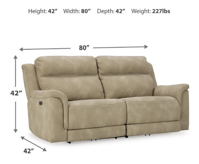 Signature Design by Ashley® Next-Gen DuraPella Sand Power Reclining Sofa-9