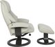 Fjords® Classic Comfort Alfa 510 "R-base" Shadow Grey Small Recliner with Footstool-1