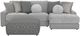 Jackson Furniture Canyon 3-Piece Gray/Platinum/Zinc Right-Arm Facing Sectional and Ottoman-3