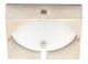 Currey & Company Kika Champagne/Milky Glass Flush Mount-0