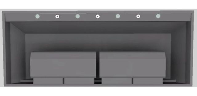 Vent-A-Hood® Designer Series 60" Gunsmoke Wall Mounted Range Hood-3
