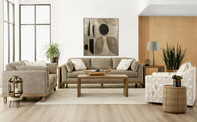 Hughes Furniture® 24200 Snuggy Taupe Sofa-1