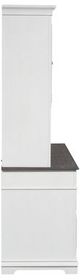 Liberty Furniture Allyson Park Charcoal/Wire Brushed White Credenza and Hutch-2