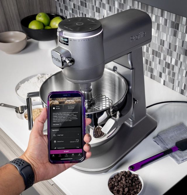 GE Profile™ Mineral Silver Stand Mixer -6