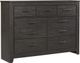 Signature Design by Ashley® Brinxton 5-Piece Charcoal King Panel Bed Set-2