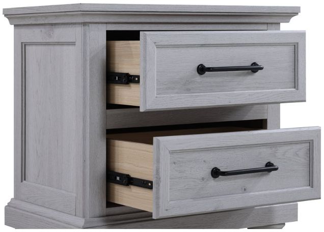 Emerald Home Larchmont Oyster Shell Nightstand-3