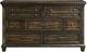 Elements International McCoy 3-Piece Charcoal King Storage Bedroom Set-3