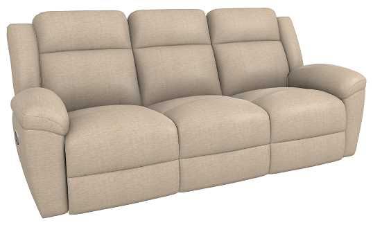 La-Z-Boy® Joel Sand Power Reclining Sofa with Headrest-0