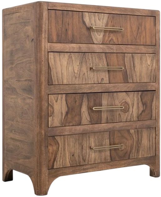 International Furniture Direct Praga Brown Chest-0