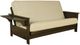 Kodiak Furniture Jozie Graystone/Monte Toro Shell Full Futon Frame with Mattress-0