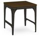 Amisco Customizable Elwood Walnut Veneer End Table-0