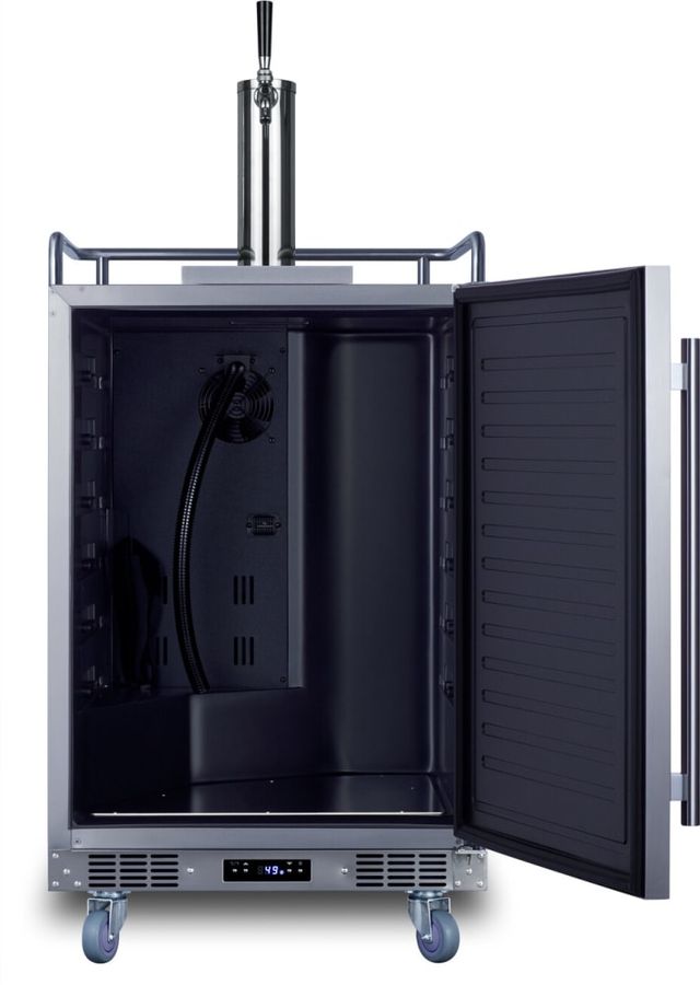 Summit® 24" Stainless Steel Outdoor Kegerator -3