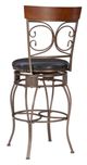 Powell® Bria Brown/Dark Bronze Big and Tall Bar Stool-5