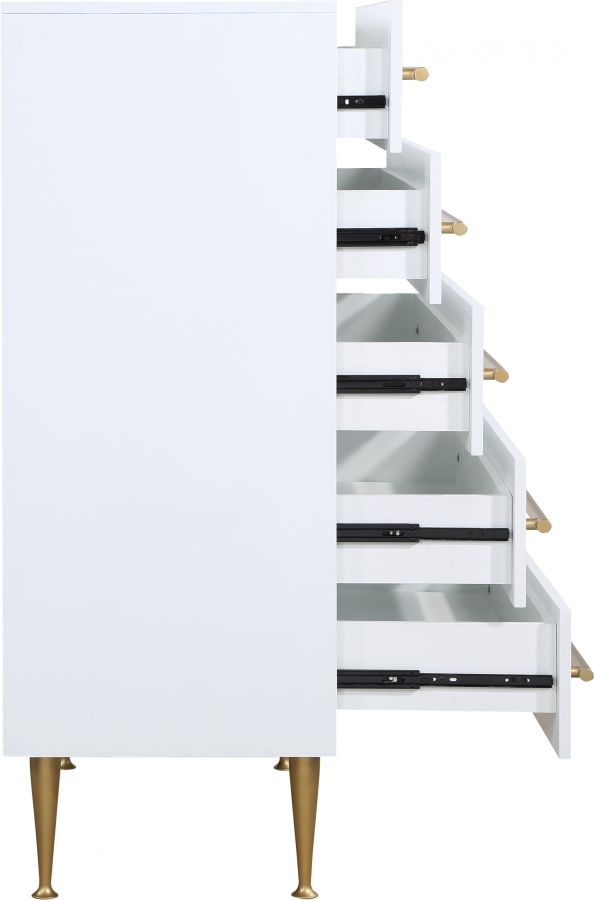 Meridian Furniture Marisol White Chest-2