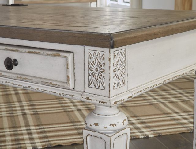 Signature Design by Ashley® Realyn Brown/White Lift Top Office Desk-5