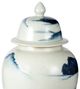 A & B Home Blue/White Windswept Ginger Jar-2