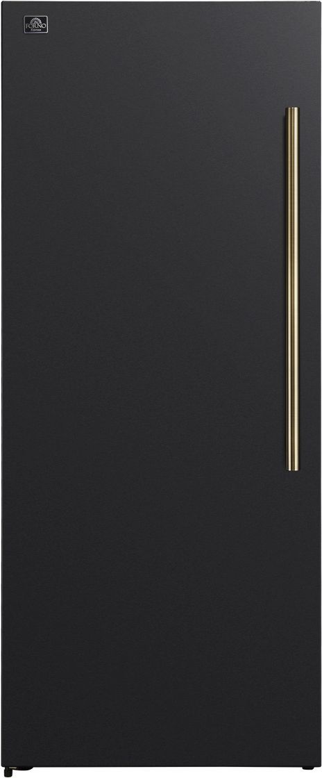FORNO® Maderno Series Espresso 28" 13.6 Cu. Ft. Black Column Refrigerator -1