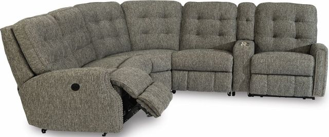 Flexsteel® Devon Onyx Power Reclining Sectional-1