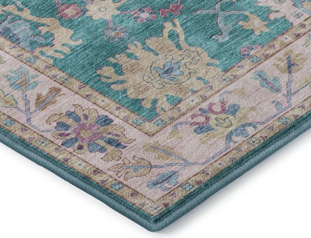 Dalyn™ Rug Company Hatay HY7 Teal 5'x8' Area Rug-1