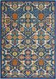 Nourison Home™ Allur Navy Multicolor 5'x7' Style 2 Area Rug-0