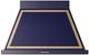 Ilve® Nostalgie II Noblesse 40" Midnight Blue Wall Mounted Range Hood with Brass Trim-0