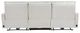 Homelegance® Salida 3-Piece White Power Double Reclining Sectional with Power Headrests-3