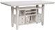 Signature Design by Ashley® Robbinsdale Antique White Counter Height Dining Table-1