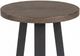 Sunny Designs™ Rowan Brown Round End Table Black Base-2
