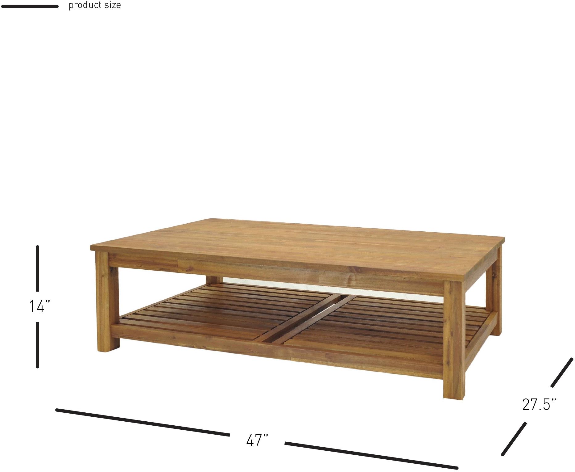 New Pacific Direct Tiburon Coffee Table - Thumbnail 4
