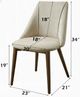 ACME Furniture Willene 2-Piece Beige/Walnut Side Chair Set-3