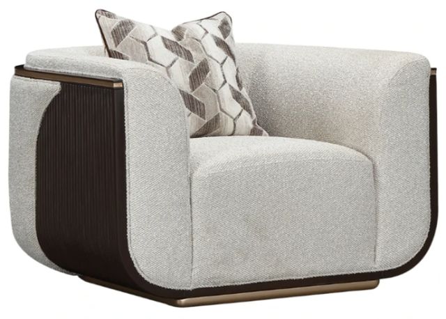 Michael Amini® West Kensington Chunky/Medium Espresso Matching Chair-0
