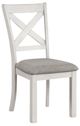 Furniture of America® Ferrone 2-Piece Rustic White Oak Side Chair Set-0