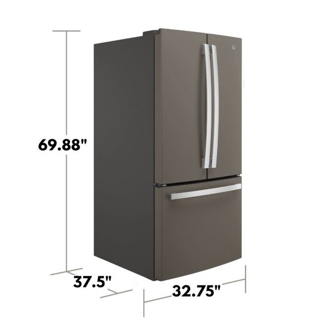 GE® Series 33" 24.7 Cu. Ft. Slate French Door Refrigerator with Internal Water Dispenser-2