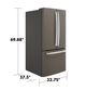 GE® Series 33" 24.7 Cu. Ft. Slate French Door Refrigerator with Internal Water Dispenser-2