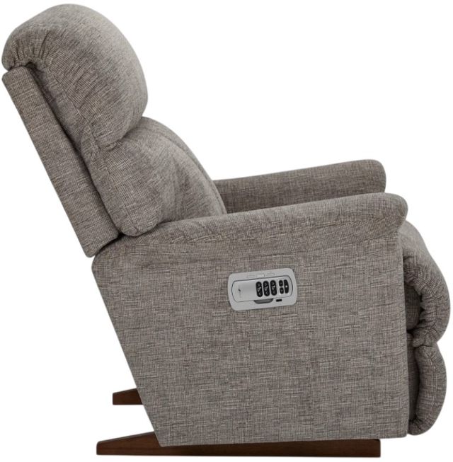 La-Z-Boy® Reed Linen Power Rocking Recliner with Headrest-3