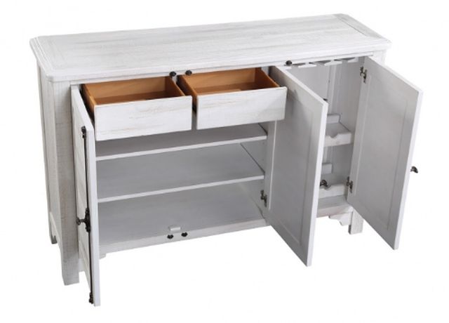 Winners Only® Augusta Rustic Brown/White 64" Server-1