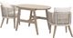 Signature Design by Ashley® Crescent View 3-Piece Beige Fabric/Rope/Wood Outdoor Dining Set-1