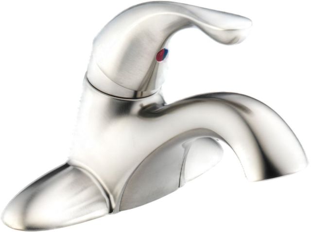 Delta Classic Stainless Single Handle Bathroom Faucet, 1.2 GPM-0