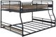 ACME Furniture Cordelia Antique Oak/Sandy Black Full Over Queen Bunk Bed-0
