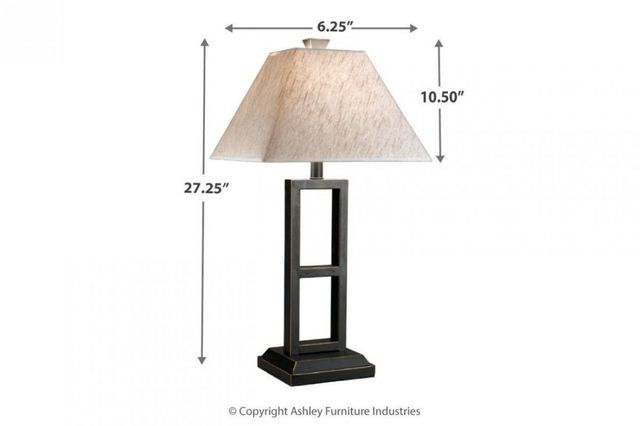 Signature Design by Ashley® Deidra Black Metal Table Lamp-2