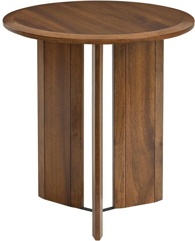 Martin Svensson San Clemente Brown Round End Table-2