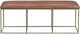 Crestview Collection Bengal Manor Hammond Brown/Gold Bench-2