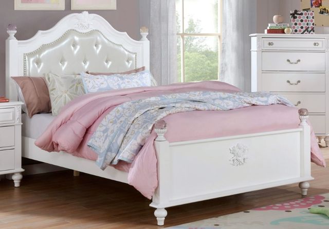 Furniture of America® Belva White Full Bed-0