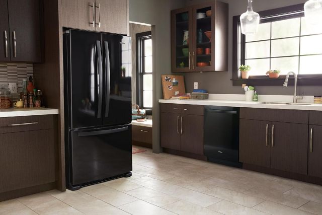 Whirlpool® 33 in. 22.1 Cu. Ft. Black French Door Refrigerator-2