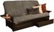 Kodiak Furniture Phoenix Marmont Thunder/Espresso Queen Storage Futon with Mattress-0