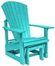 C R Plastics Turquoise Single Glider-0